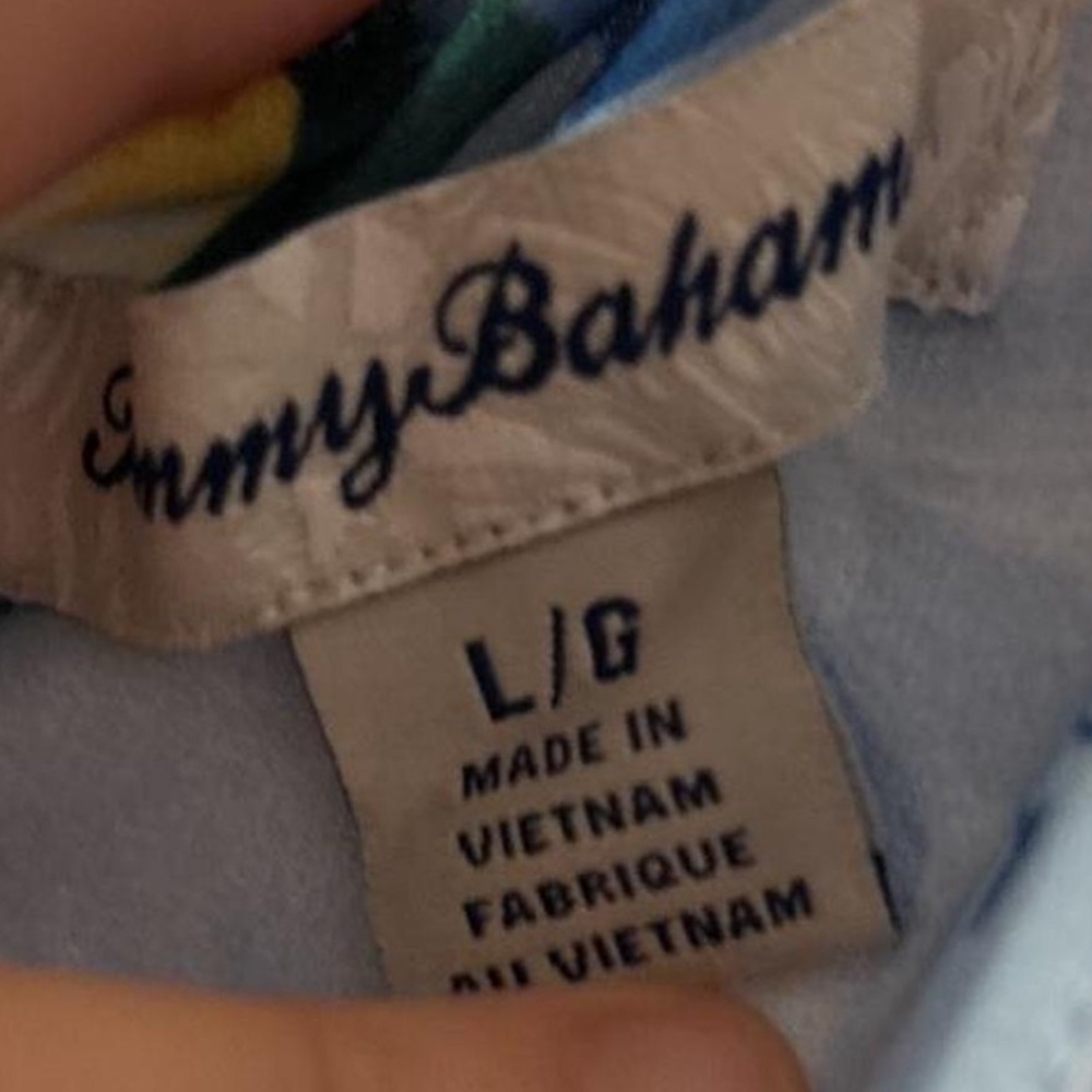 Tommy Bahama Blue and yellow tropical dress - Picture 4 of 4